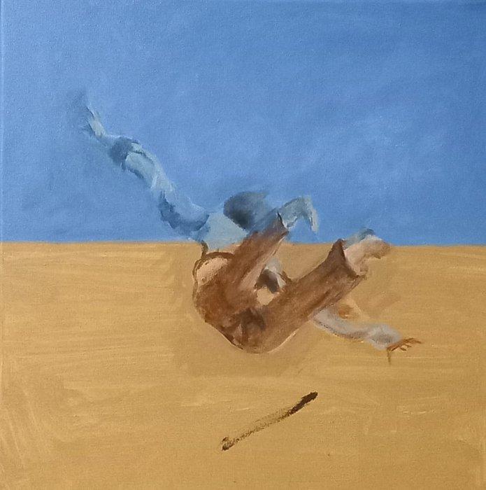 GONZHO - Con el paisaje, Antiek en Kunst, Kunst | Schilderijen | Modern