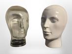 Hoofd ornament (2) - Vintage stereo Hoofden Set - Unieke, Antiek en Kunst, Curiosa en Brocante