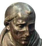 sculptuur, Busto di personaggio ecclesiastico - 42 cm -