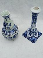 De Porceleyne Fles, Delft - Kandelaar (2) - Delfts blauw -, Antiek en Kunst