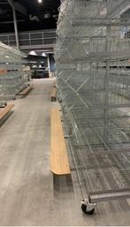 Verrijdbare stelling met draadmanden hxbxd 2350x3800x1600mm, Zakelijke goederen, Kantoor en Winkelinrichting | Magazijn, Stelling en Opslag