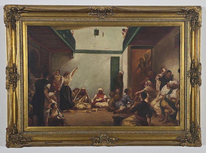 Eugène Delacroix (1798–1863), da - Nozze ebree in Marocco, Antiek en Kunst, Kunst | Schilderijen | Klassiek