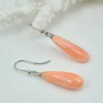 Koraal - Zilver - Oorbellen - CORALLO ROSA