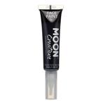 Moon Creations Face Paint with Brush Applicator Black 15ml, Hobby en Vrije tijd, Verzenden, Nieuw