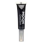 Moon Creations Face Paint with Brush Applicator Black 15ml, Verzenden