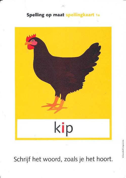 Spelling op Maat versie 2 Set Spellingkaarten, Livres, Livres scolaires, Envoi