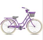 Meisjesfiets 26 Inch Paarse Cruiser Met Mandje, Vélos & Vélomoteurs, Vélos | Filles, Ophalen of Verzenden