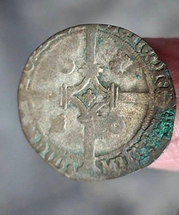 nederland-brabant. Filips de Goede. 1 Stuiver 1396-1467, Postzegels en Munten, Munten | Nederland