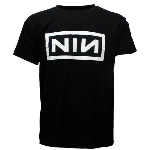 Nine Inch Nails Logo Band T-Shirt Zwart - Officiële, Kleding | Heren, T-shirts