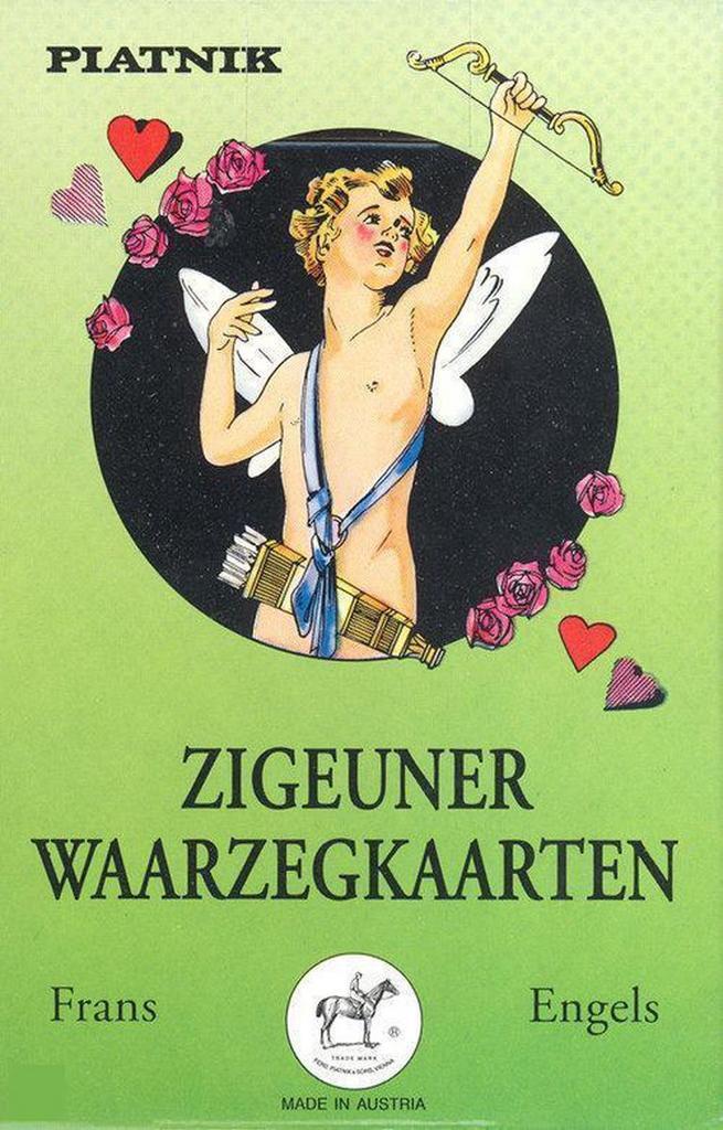 Zigeuner Waarzegkaarten Piatnik 1907 36 Kaarten Fr-En, Boeken, Overige Boeken, Gelezen, Verzenden