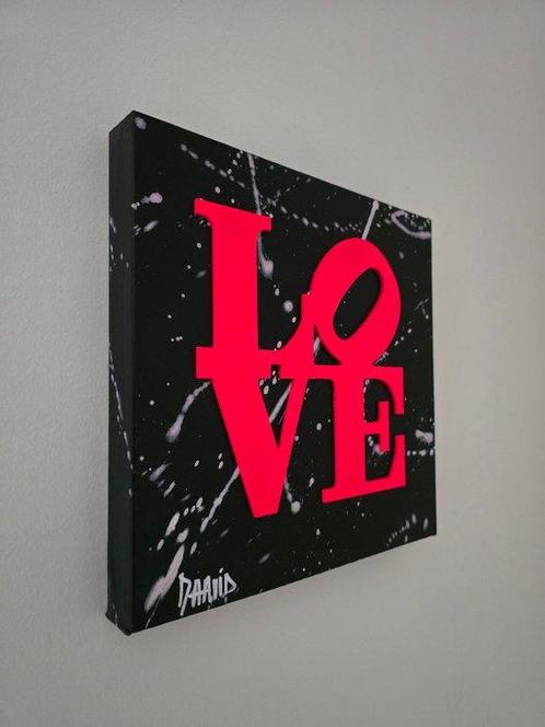 Daavid - NO RESERVE PRICE LOVE ROSE ET NOIR, Antiek en Kunst, Kunst | Schilderijen | Modern
