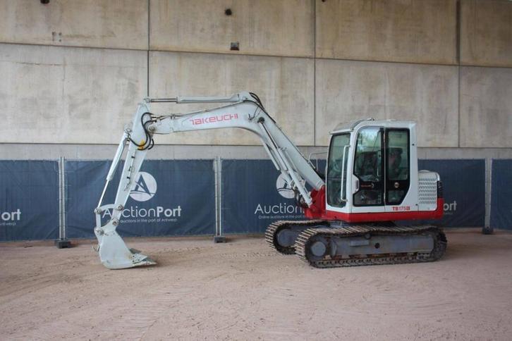 Veiling: Rupsgraafmachine Takeuchi TB175C Diesel 42.8kW, Zakelijke goederen, Machines en Bouw | Kranen en Graafmachines, Ophalen
