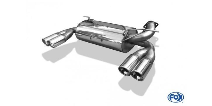FOX Hummer H3 einddemper dwars uitgang rechts/links - 2x90 t, Auto-onderdelen, Uitlaatsystemen, Nieuw, Verzenden
