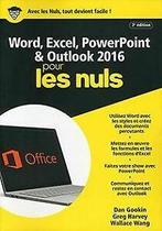 Word, Excel, PowerPoint et Outlook 2016 pour les Nu...  Book, Verzenden, Zo goed als nieuw