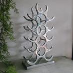 Michael Noll - Wijnrek - 15 flessen - Gepolijst Aluminium