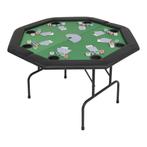 vidaXL Table de poker pliable pour 8 joueurs 2 plis, Verzenden, Neuf