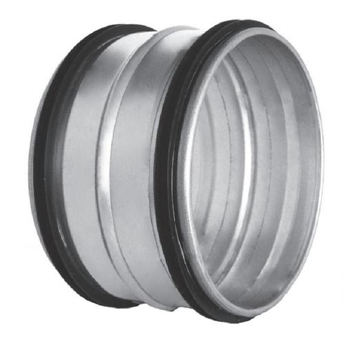 Verbinding (binnenmof) voor buis Ø 125mm met rubberdichting, Doe-het-zelf en Bouw, Ventilatie en Afzuiging, Nieuw, Verzenden