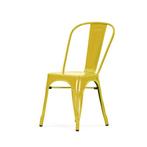Terrasstoel Tolix style terrasstoel stapelbare stoel geel, Tuin en Terras, Nieuw, Verzenden