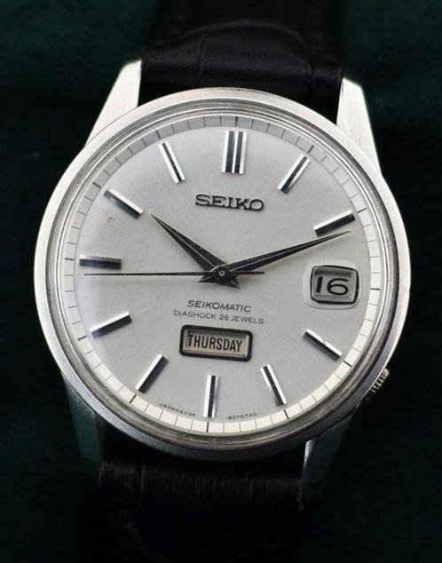 Seiko - Seikomatic Weekdater Diashock 26 Jewels - Zonder, Handtassen en Accessoires, Horloges | Antiek