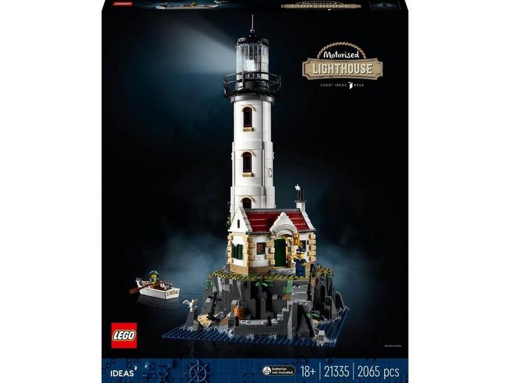 LEGO Ideas Gemotoriseerde Vuurtoren - Modelbouwset met, Kinderen en Baby's, Speelgoed | Bouwstenen, Zo goed als nieuw, Verzenden