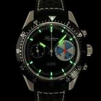 Landeron Yachting Saphir Mécanique - Homme - 2020 et après, Handtassen en Accessoires, Horloges | Heren, Nieuw