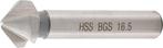 Bgs Technic Verzinkboor HSS DIN 335 Vorm C diameter 16,5 mm, Nieuw, Verzenden