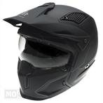 MT Helmet HELM STREETFIGHTER SV MAT ZWART FULLY BLACK, Nieuw, Overige typen, Ophalen of Verzenden