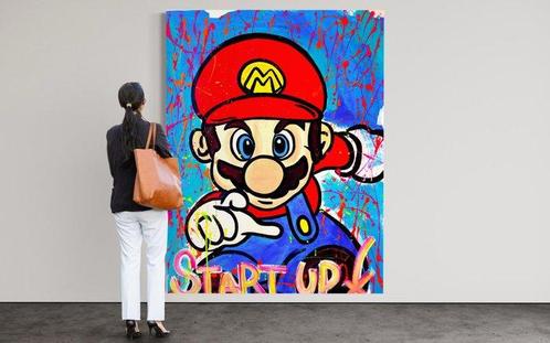 MAxIMO - MARIO BROS START UP, Antiek en Kunst, Kunst | Schilderijen | Modern