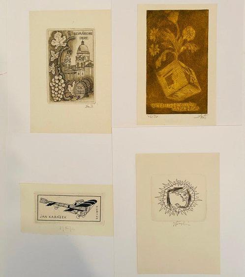 East Europa – 19 special Ex Libris, etsen - 1982, Antiek en Kunst, Antiek | Boeken en Manuscripten
