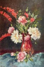 Francesco Rovetta (1849-1932) - Vaso di fiori, Antiek en Kunst, Kunst | Schilderijen | Klassiek