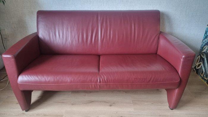 Montel - Sofa - Leder - Montel 2 zits, Antiek en Kunst, Antiek | Meubels | Stoelen en Sofa's