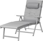 Inklapbare ligstoel - loungestoel - tuinstoel - 6 cm, Tuin en Terras, Verzenden, Nieuw