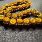 Baltische barnsteen tesbih misbaha gebedskralen 13,5 mm met, Verzamelen