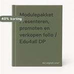 Modulepakket Presenteren, promoten en verkopen folio /, Boeken, Schoolboeken, Verzenden, Nieuw