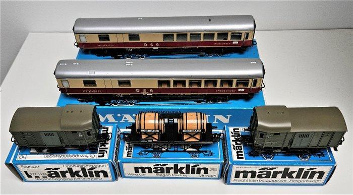 Märklin H0 - 2/4087, 2/4600et 1/4510 - Model treinwagon (5), Hobby & Loisirs créatifs, Trains miniatures | HO
