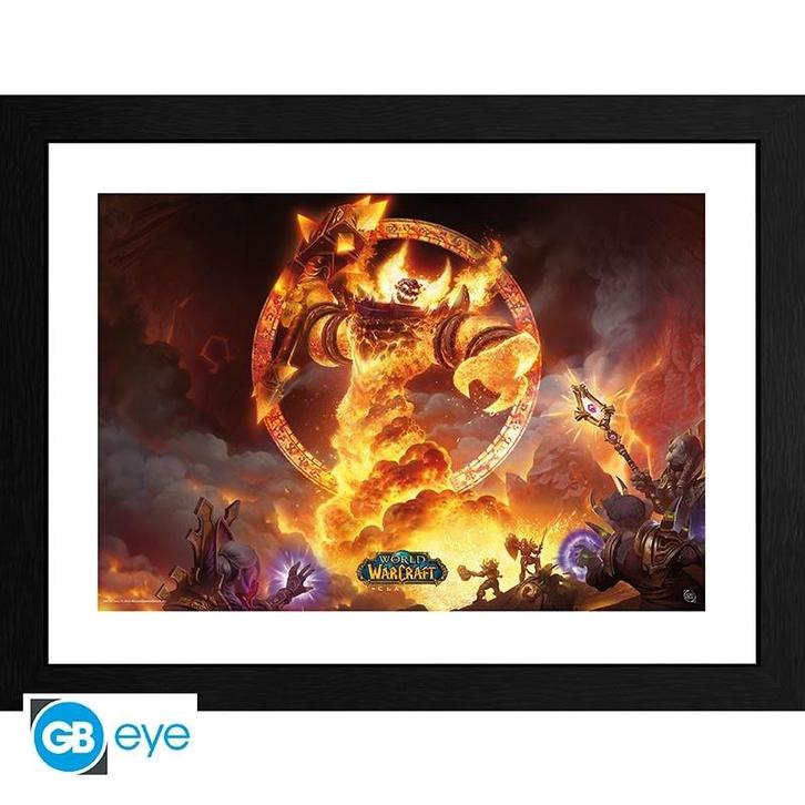 World of Warcraft Ragnaros Framed Print 30 x 40 cm, Verzamelen, Film en Tv, Ophalen of Verzenden
