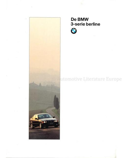 1995 BMW 3 SERIE SEDAN BROCHURE NEDERLANDS (BELGIË), Livres, Autos | Brochures & Magazines, Enlèvement ou Envoi