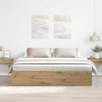 vidaXL Bedframe zonder matras spaanplaat artisanaal, Huis en Inrichting, Verzenden, Nieuw