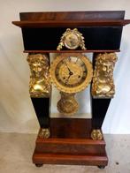 Pendule portique Style Empire Bois, Bronze - 1850-1900