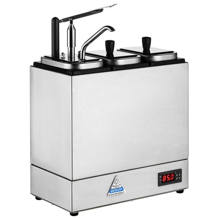 Sausverwarmer + Dispenser | RVS | 2 NEOdis Dispensers + 1, Zakelijke goederen, Horeca | Keukenapparatuur, Nieuw in verpakking