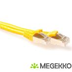 ACT Gele 10 meter SFTP CAT6A patchkabel snagless met RJ45, Verzenden