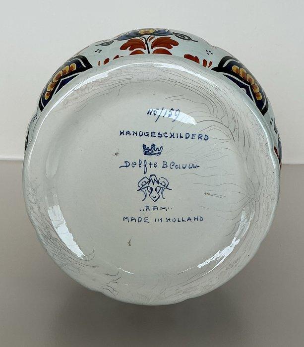 De Ram Delft - Vaas - Keramiek - polychrome klokvaas, Antiek en Kunst, Antiek | Glaswerk en Kristal