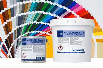 Wixx 2K Epoxy AQ 750 Betoncoating Mengkleur, Verzenden