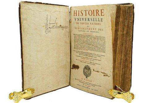 Jacques De Charron - Histoire Universelle de toutes Nations, Antiek en Kunst, Antiek | Boeken en Manuscripten