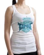 TapouT Dames Roxanne Crown Tank Top Wit, Kleding | Dames, Verzenden, Wit, Nieuw, TapouT
