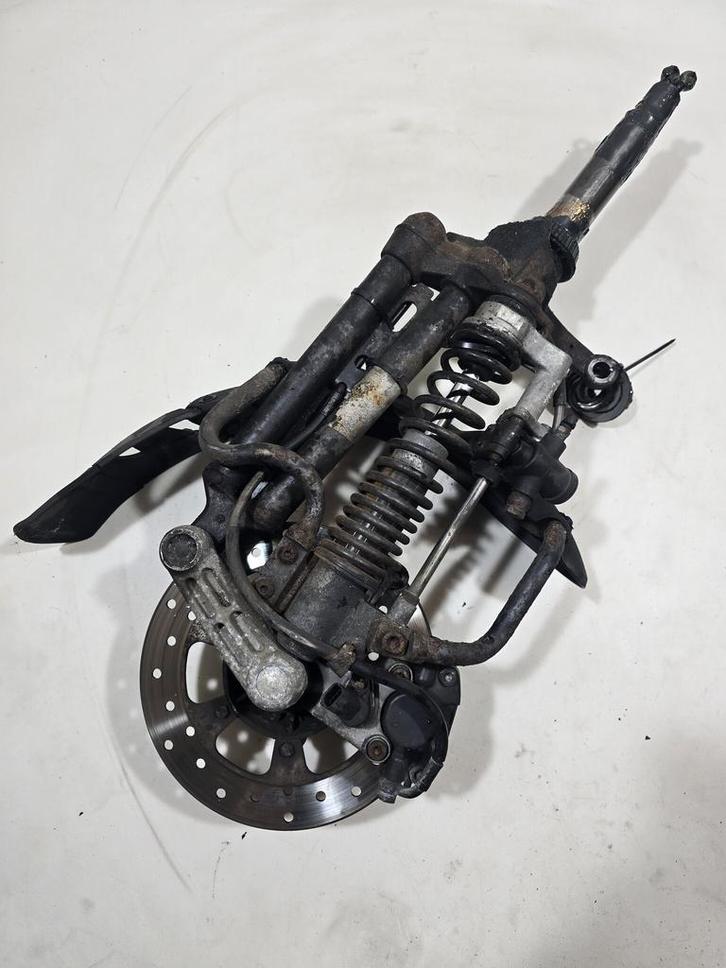 Piaggio Mp3 250 LT 2009 / Voorpoot Links Compleet met, Vélos & Vélomoteurs, Pièces de cyclomoteur | Scooters, Enlèvement ou Envoi