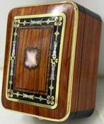 Doos - Verguld messing, Palissander, Ebbenhout, Thuya,, Antiek en Kunst