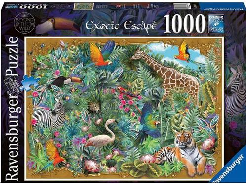 Veiling - Ravensburger - Legpuzzel - Exotic Escape - 1000 st, Hobby en Vrije tijd, Denksport en Puzzels