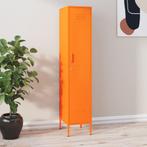 vidaXL Lockerkast 35x46x180 cm staal oranje, Huis en Inrichting, Kasten | Overige, Verzenden, Nieuw