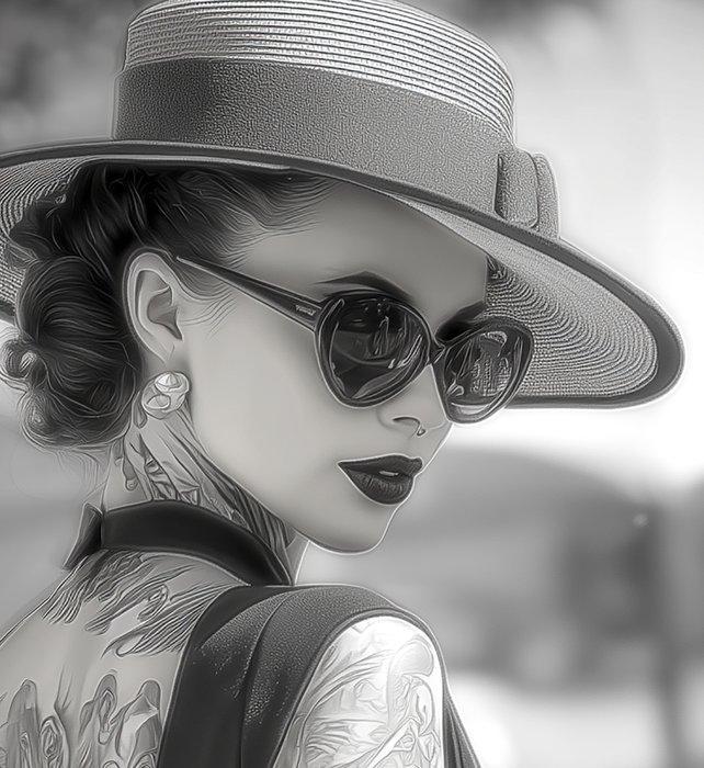 Ginger Red (1965) - Solène, Antiek en Kunst, Kunst | Designobjecten